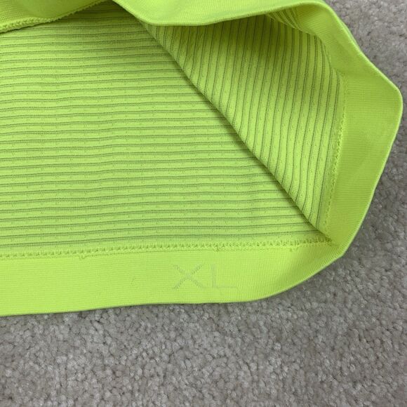 Lululemon Metal Vent Tech T Shirt Men Size XL Neon Green Yellow Gym Workout - Picture 13 of 16